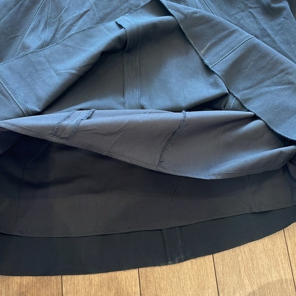 Anne Klein black career classic office shortsleeve A line flare dress, size 2 - Picture 9 of 12